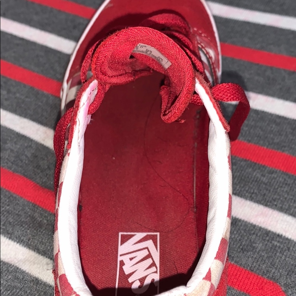 (Checkered)Chilli Peppers Vans(6Y) - Picture 8 of 9